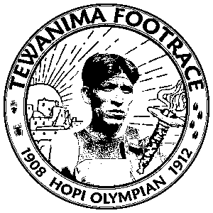 Tewanima Footrace logo